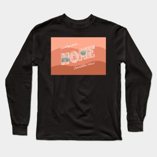 Quarantine Post Card Long Sleeve T-Shirt